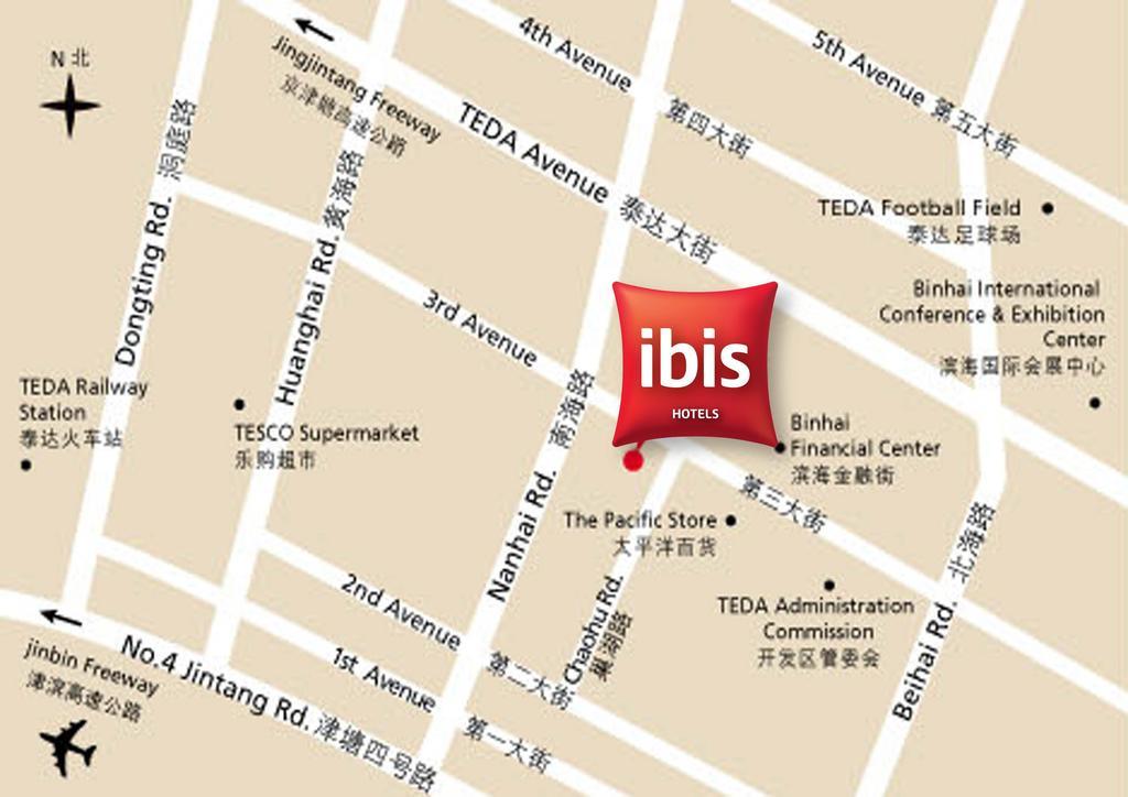 Ibis Tianjin Teda Hotel Exterior foto